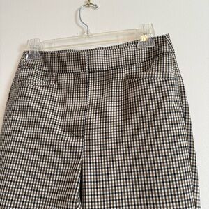 Maeve plaid crop flare pants size 0